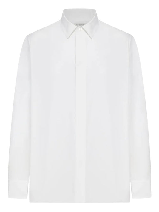Saint Laurent Men Cotton Poplin Cassandre Shirt