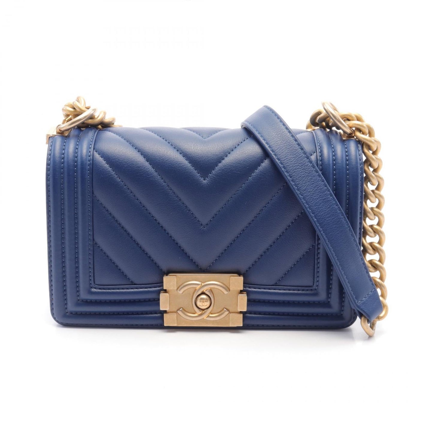 Chanel Boy Small Chevron V-Stitch Shoulder Bag