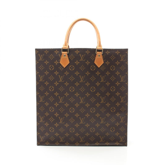 Louis Vuitton Sac Plat Monogram Coated Canvas Tote Bag
