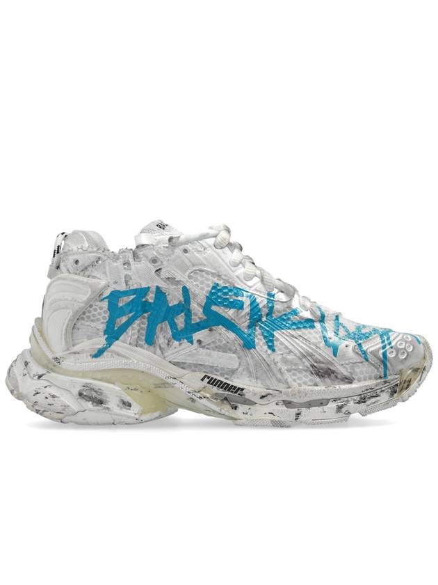Balenciaga Runner Graffiti Low Top Sneakers White