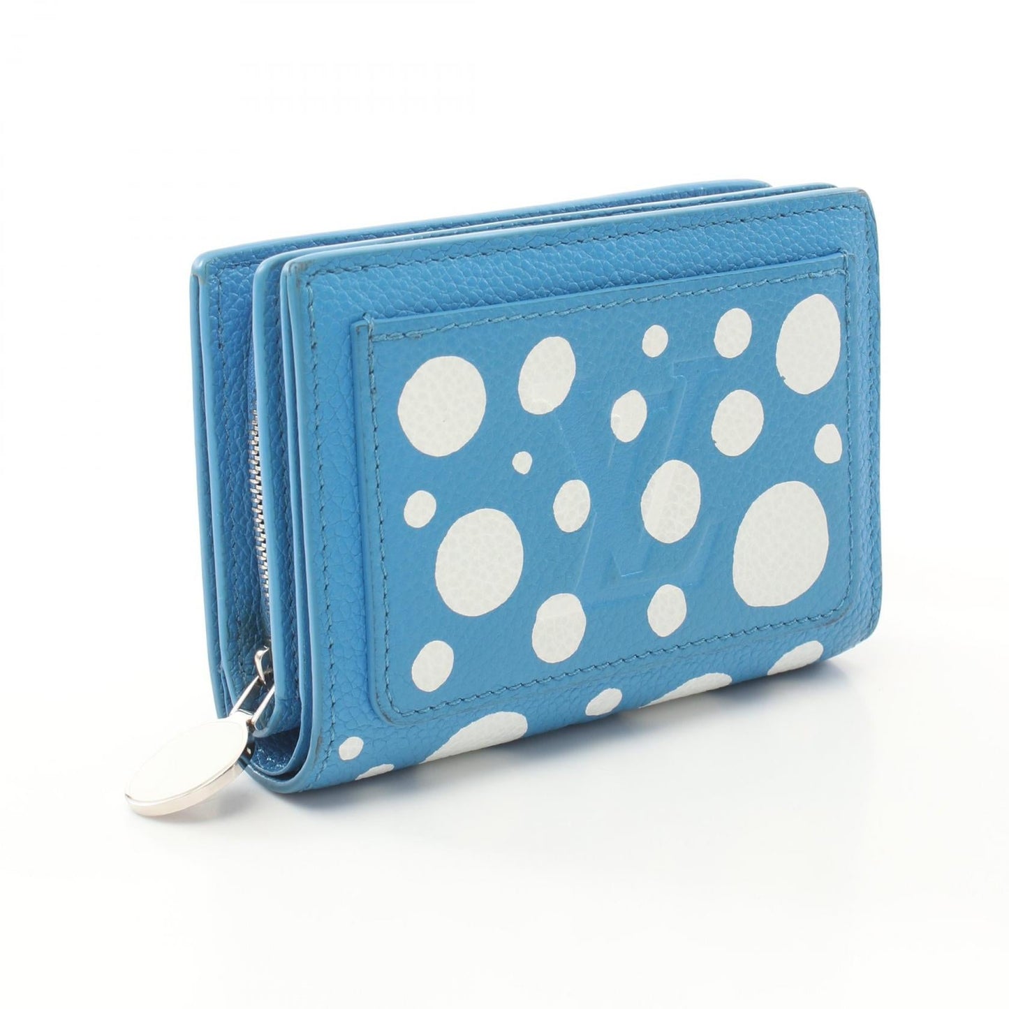 Louis Vuitton × yayoi kusama Portefeuille Clea Monogram Leather Wallet