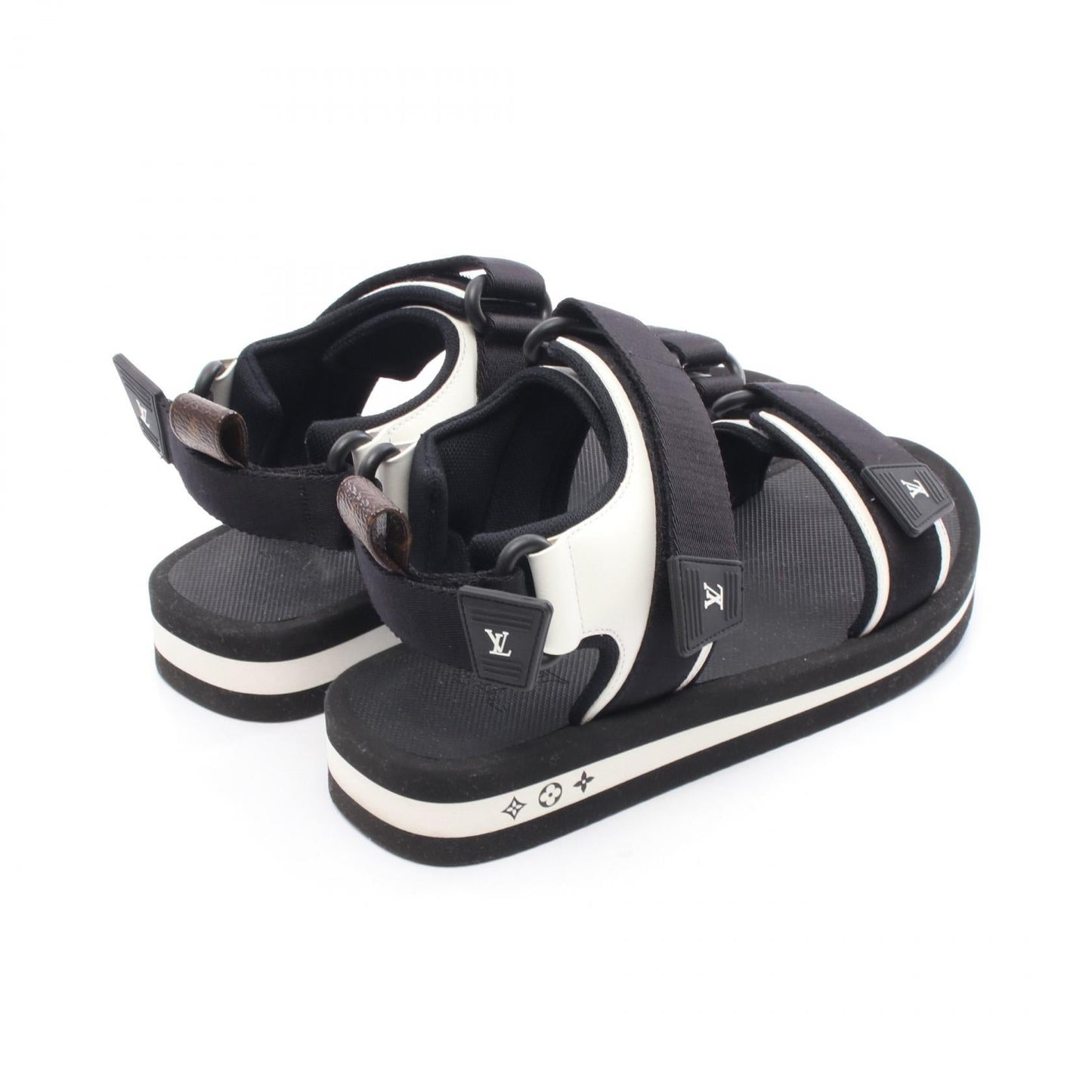 Louis Vuitton Arcade Line Monogram Nylon Leather Sandals