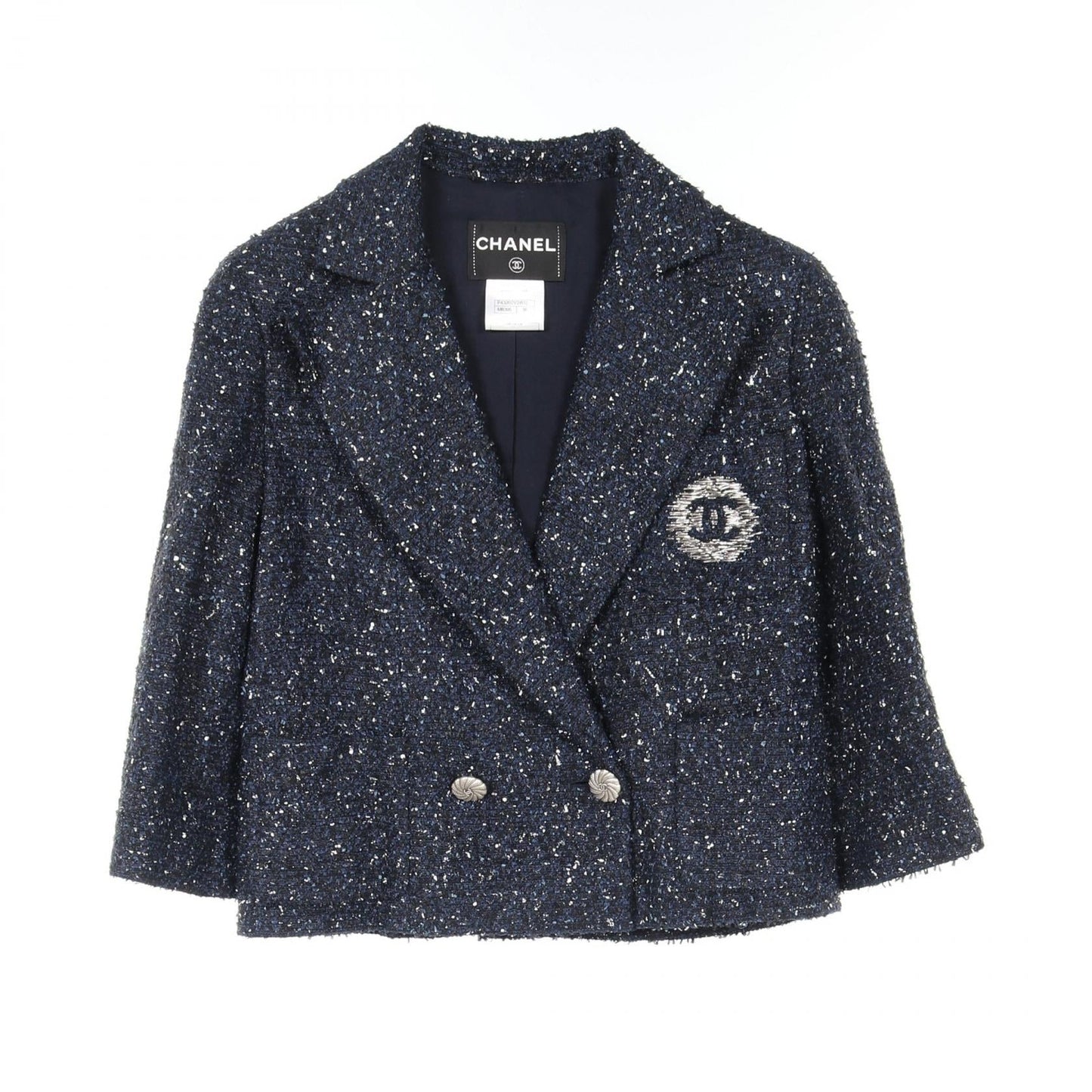 Chanel Coco Mark Tailored Jacket Navy