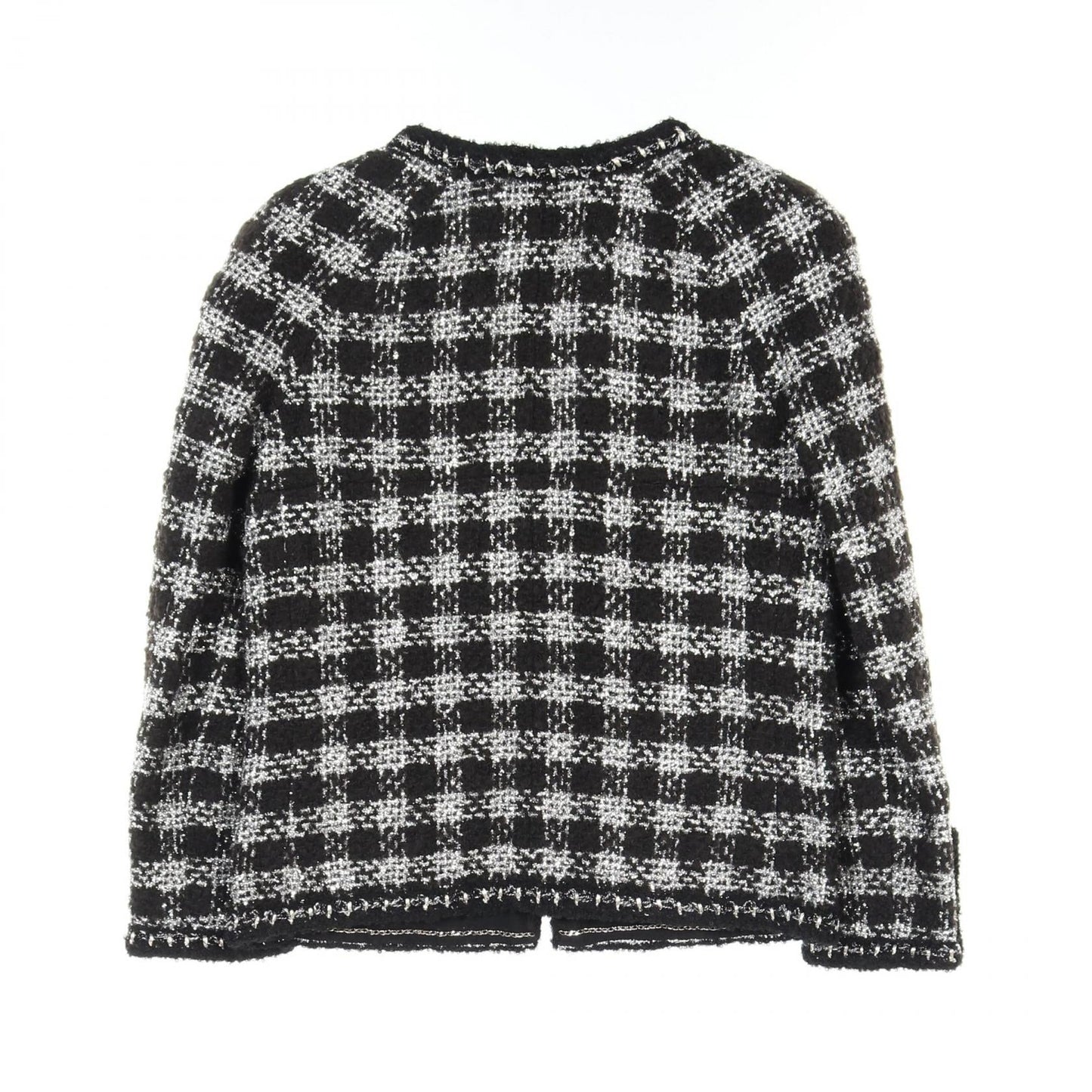 Chanel Wool Mohair Collarless Jacket
