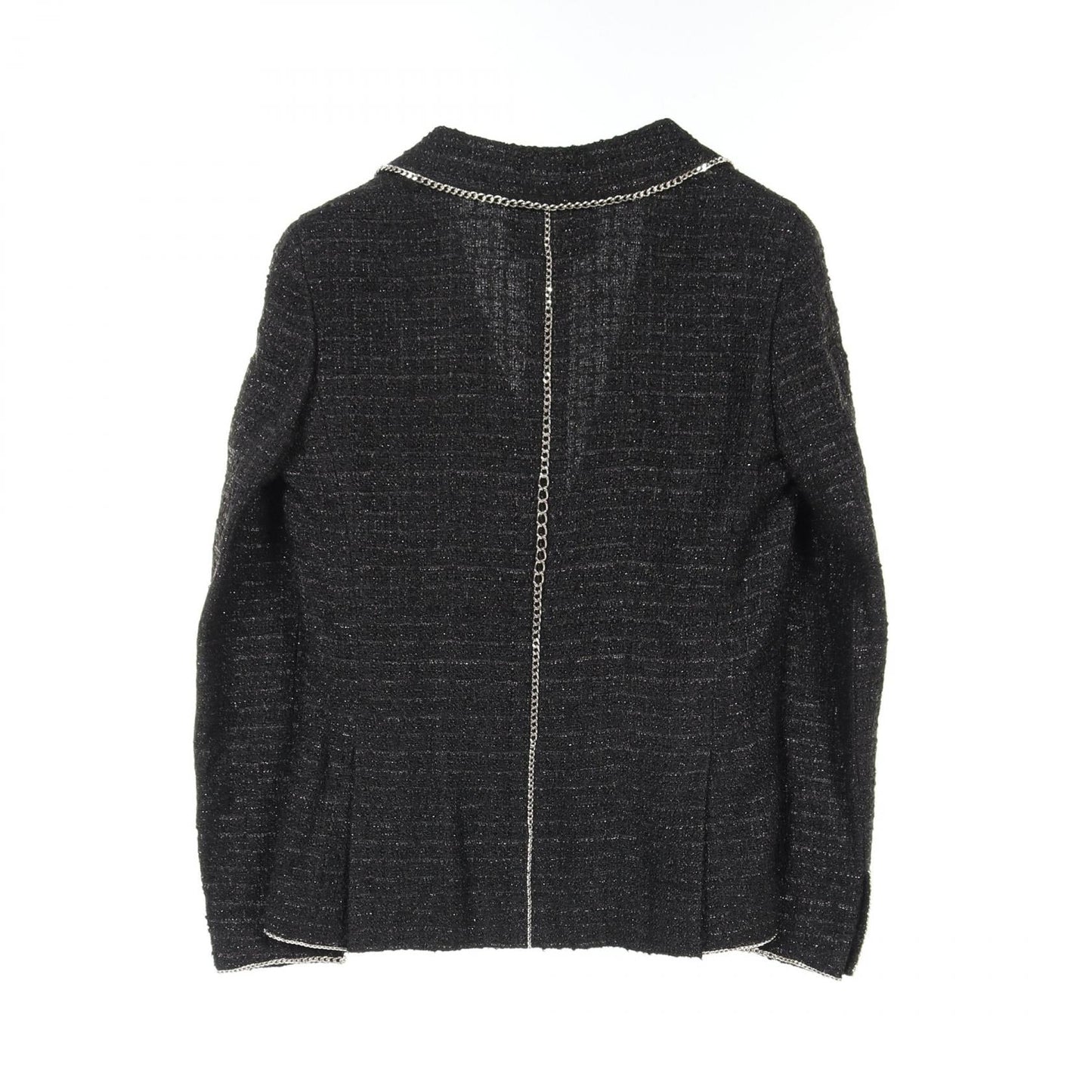 Chanel Tailored Jacket Rayon/Polyester Black