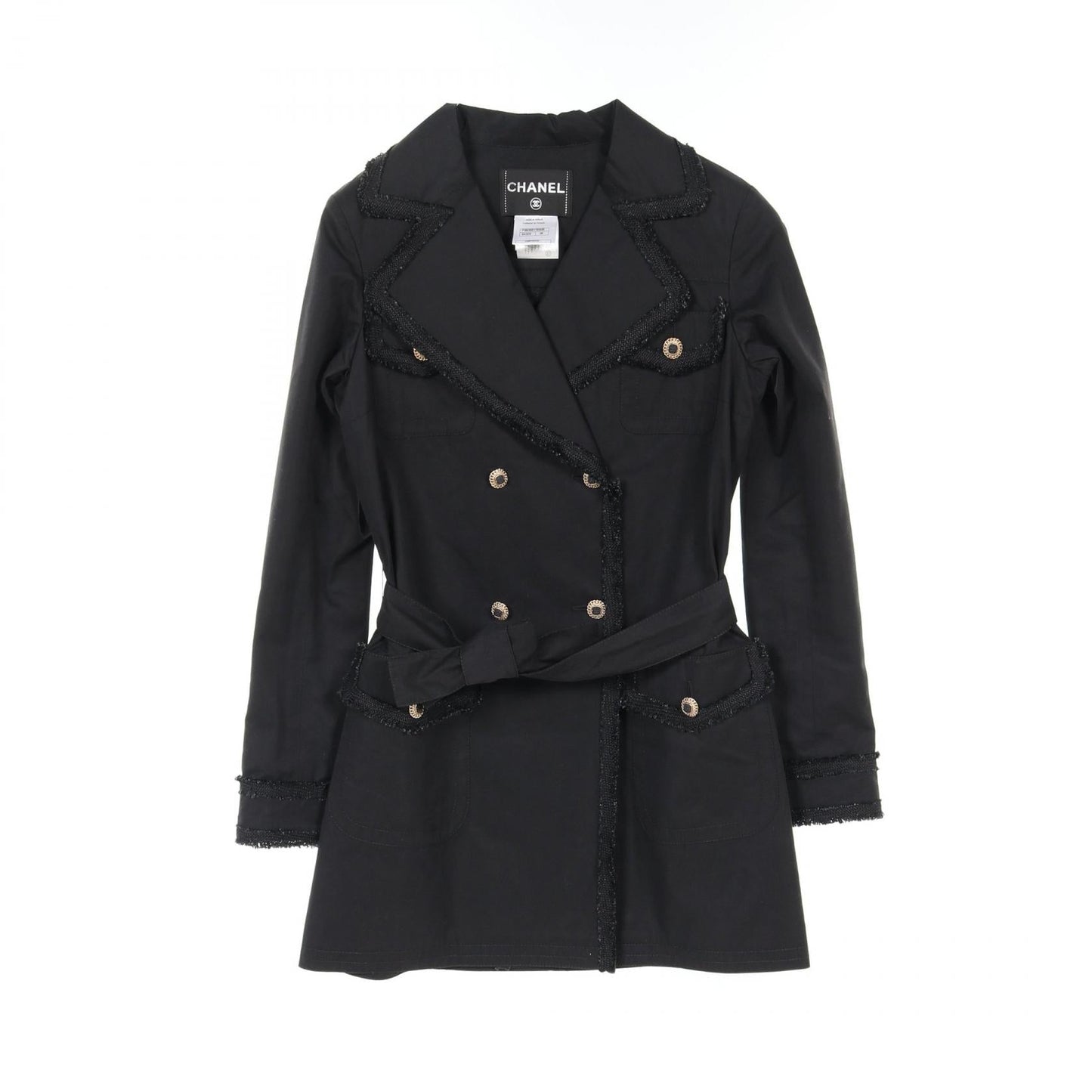 Chanel Cotton Outerwear Black P38356V16928