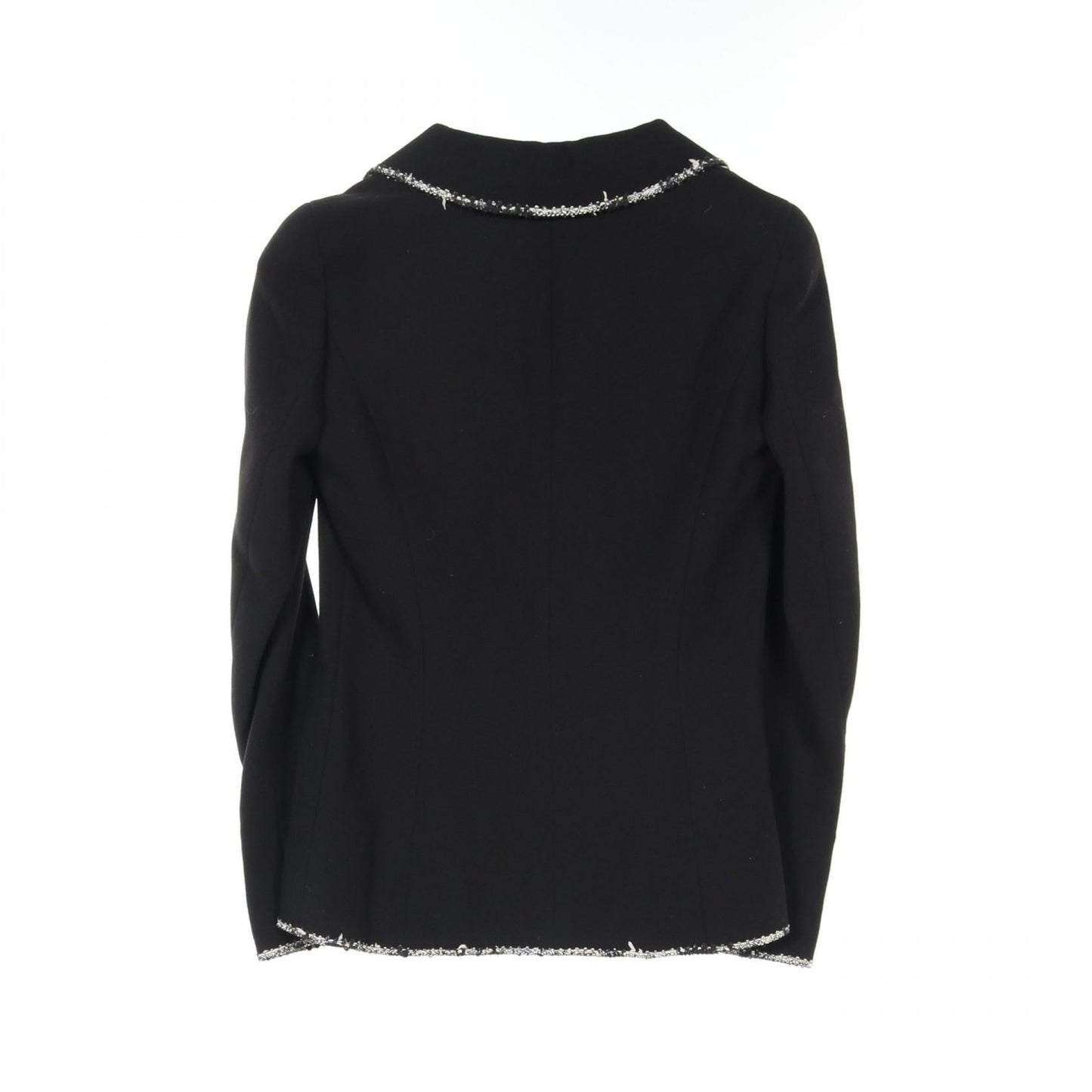 Chanel Wool Tailored Jacket Black