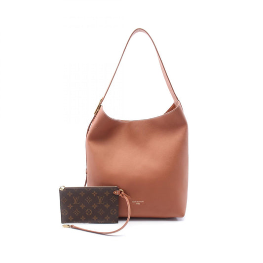 Louis Vuitton Locky Hobo MM Leather Shoulder Bag