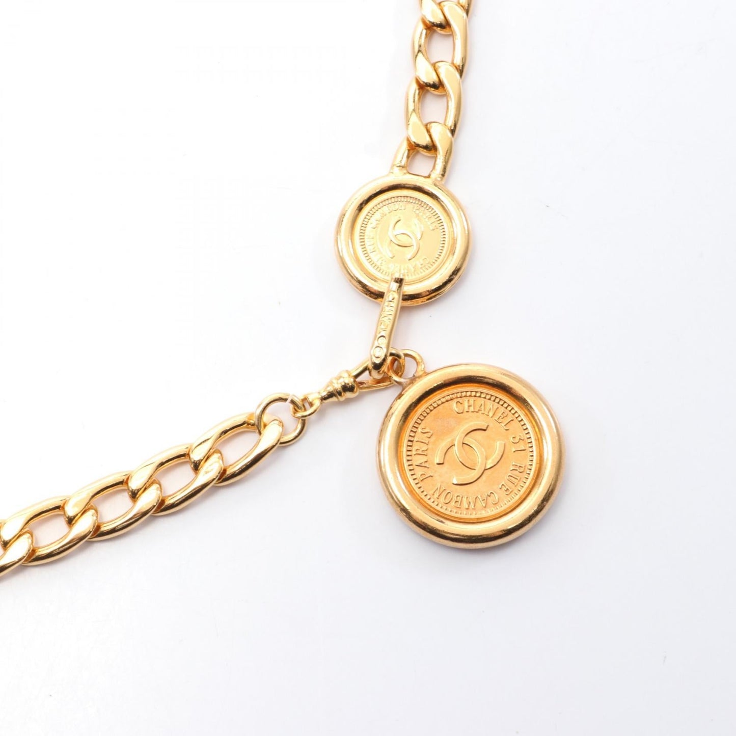 Chanel Coco Mark Belt Gold