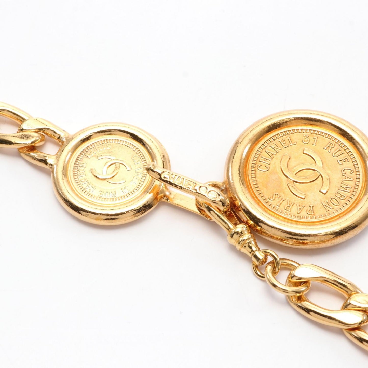 Chanel Coco Mark Belt Gold