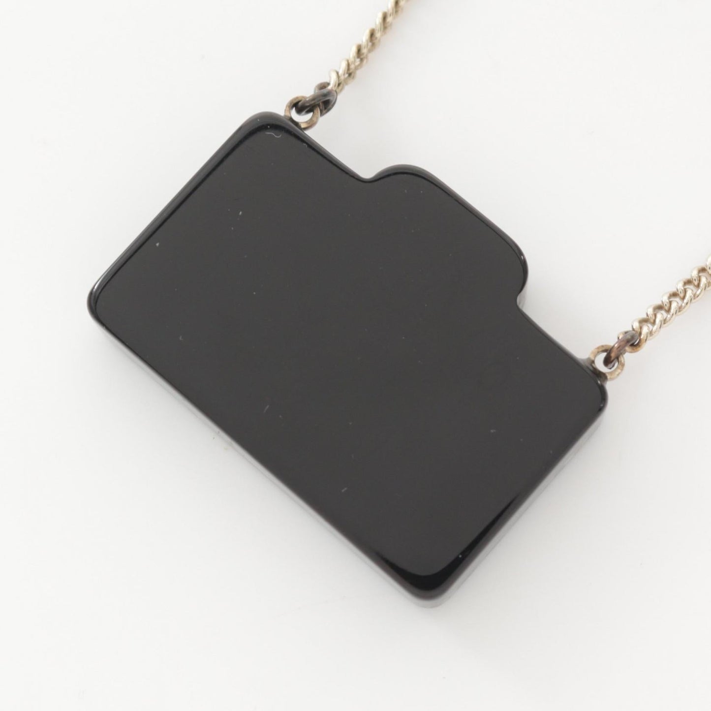 Chanel Coco Mark Necklace Gold Plastic