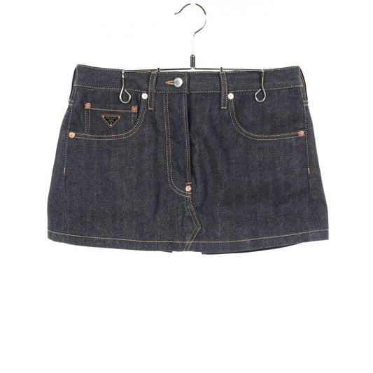 Prada Selvedge Denim Cotton Skirt