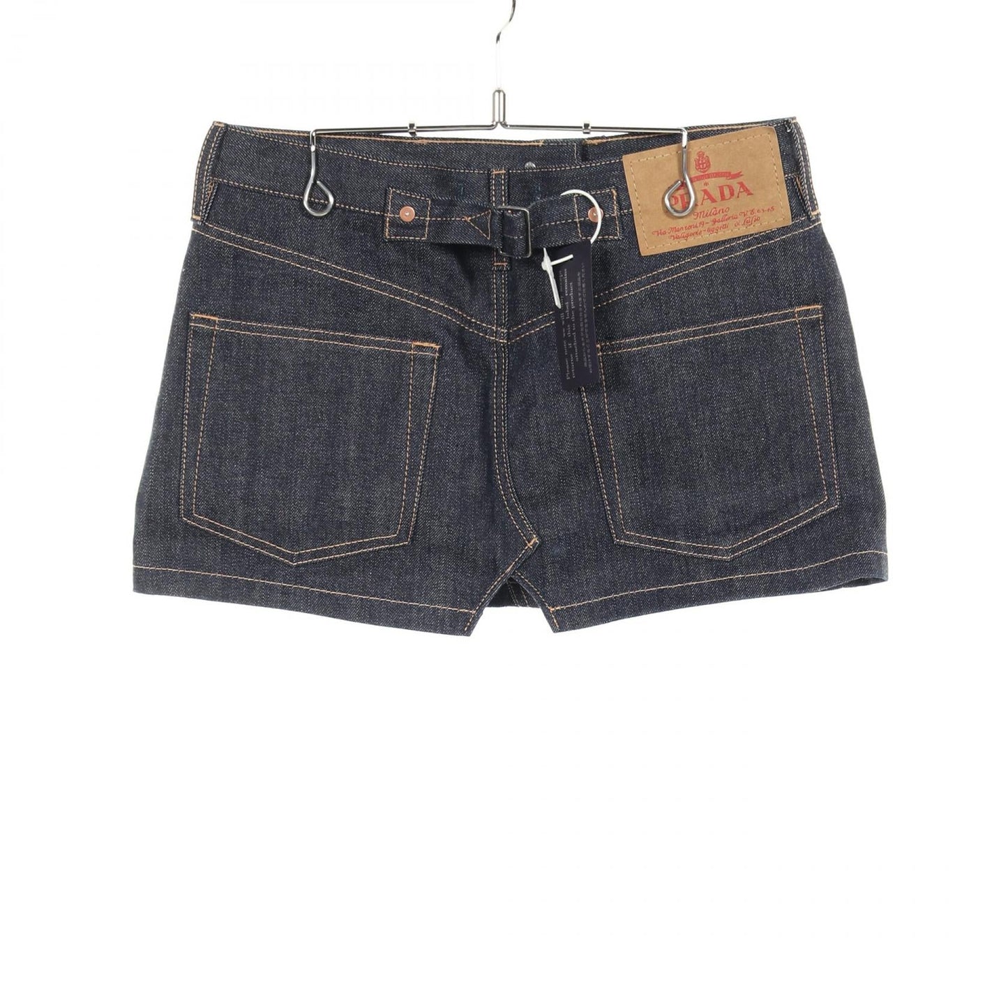 Prada Selvedge Denim Cotton Skirt
