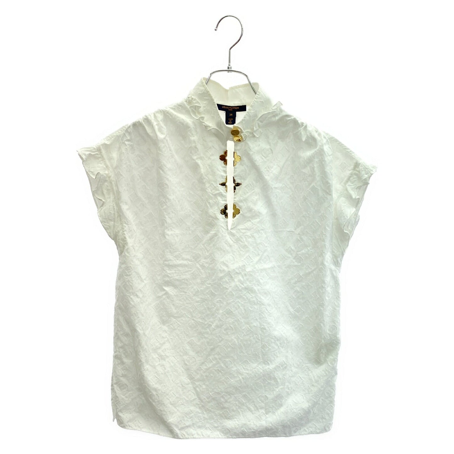 Louis Vuitton RW192W Monogram Cotton Blouse