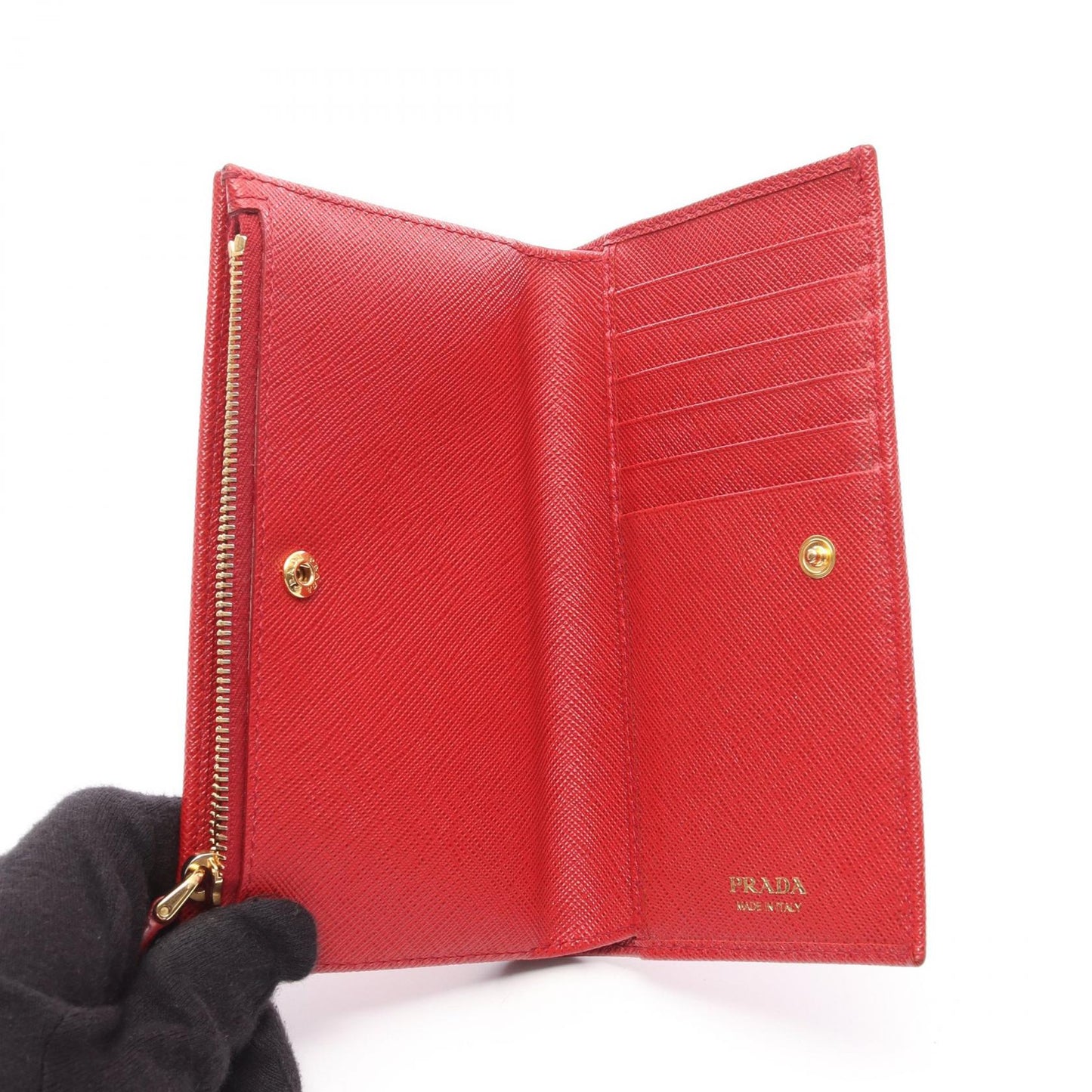 Prada 1ML009 Saffiano Leather Wallet