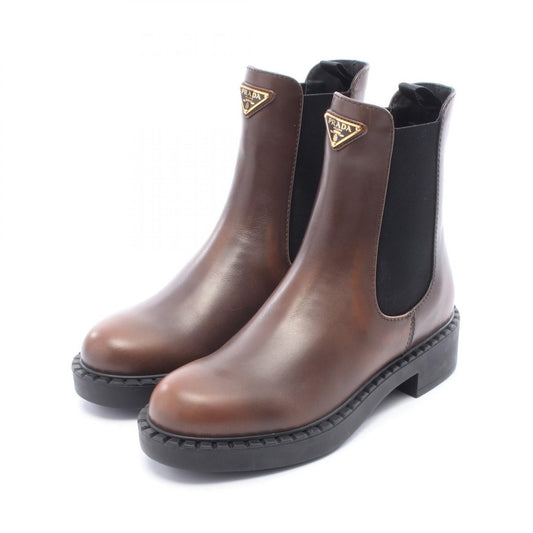 Prada Leather Chelsea Boots