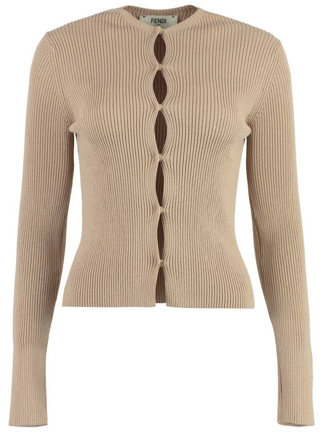 Fendi Sweater FZC963ANJB F1KE0 CAMEL