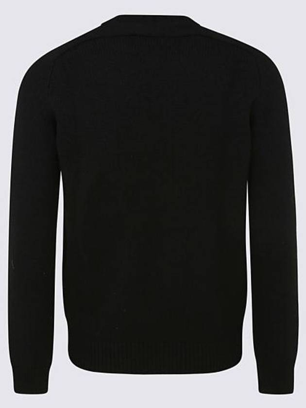 Saint Laurent Men's Crewneck Cashmere Knit Top Black
