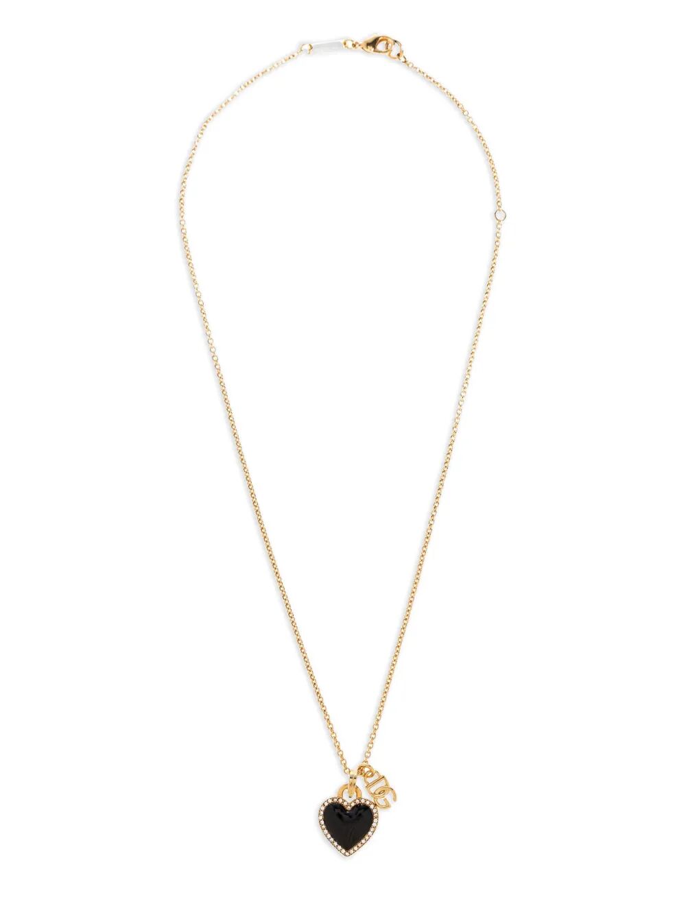 Dolce & Gabbana Women Heart And Logo Pendant Necklace