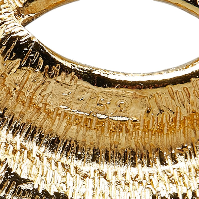 Chanel Coco Mark Matelasse Brooch Gold