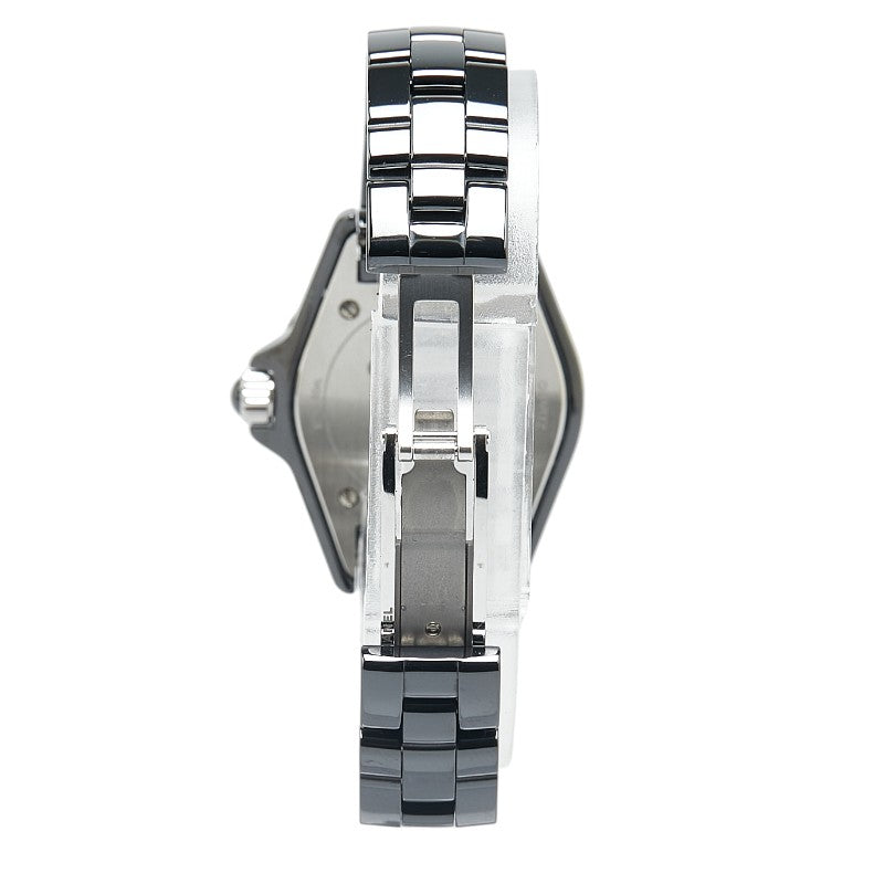 Chanel J12 8P Diamond Quartz Watch Ceramic Stainless Steel