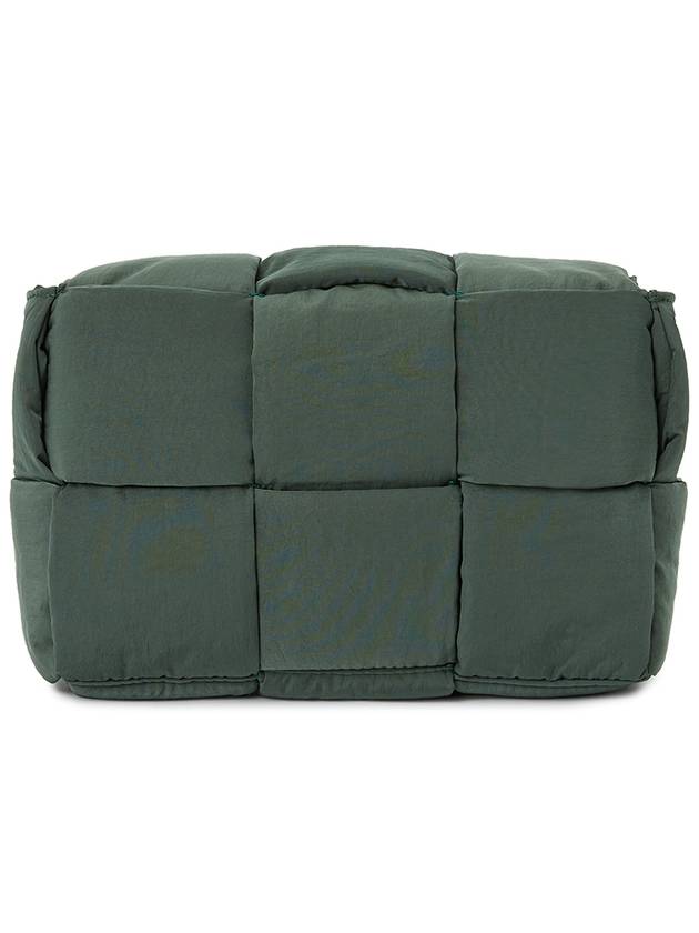 Bottega Veneta Cassette Padded Tech Small Cross Bag Green