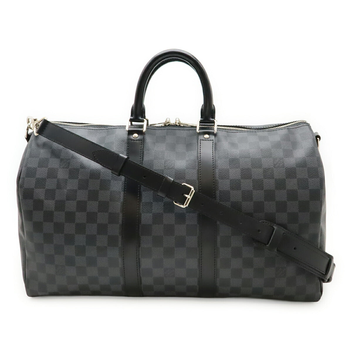 Louis Vuitton Keepall Bandouliere Damier Graphite 2way Bag