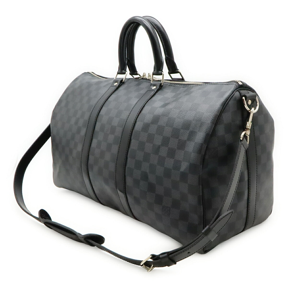 Louis Vuitton Keepall Bandouliere Damier Graphite 2way Bag