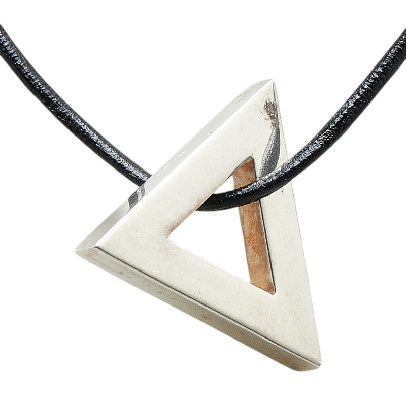 Gucci Triangle Pendant SV925 Necklace
