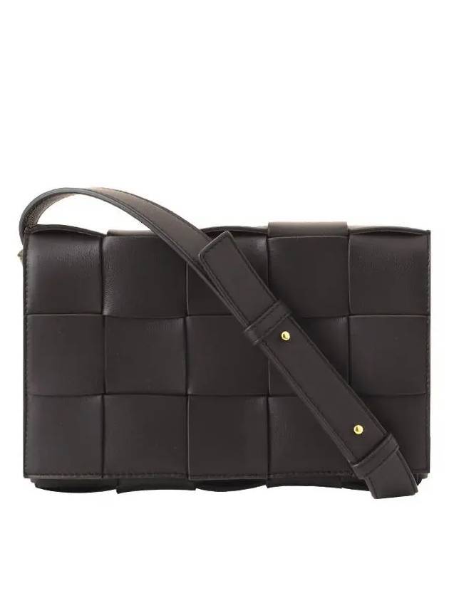 Bottega Veneta Intrecciato Cassette Cross Bag Fondente