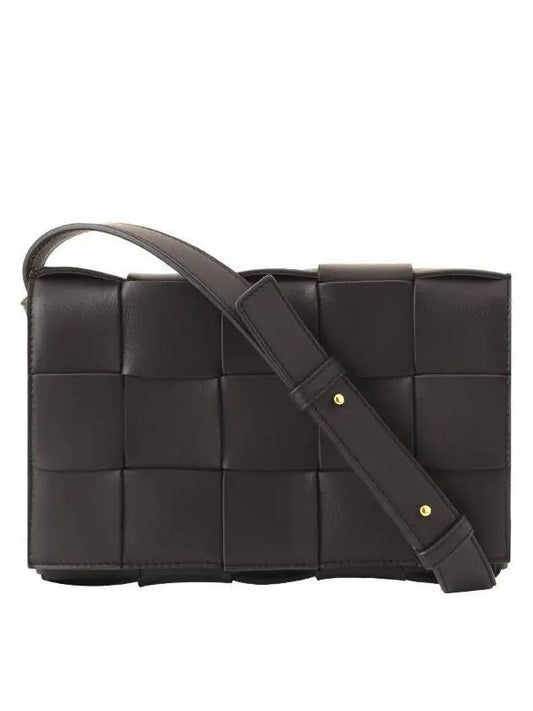 Bottega Veneta Intrecciato Cassette Cross Bag Fondente