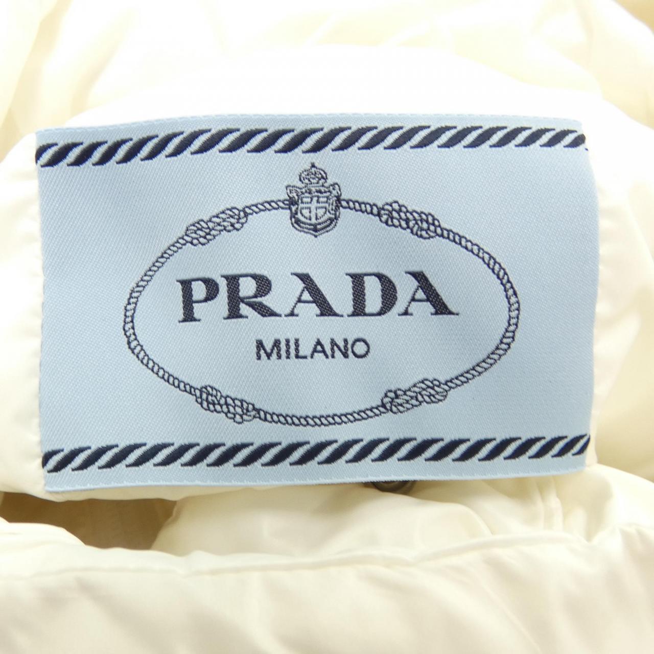 Prada Triangle Logo Convertible 2way Down Jacket