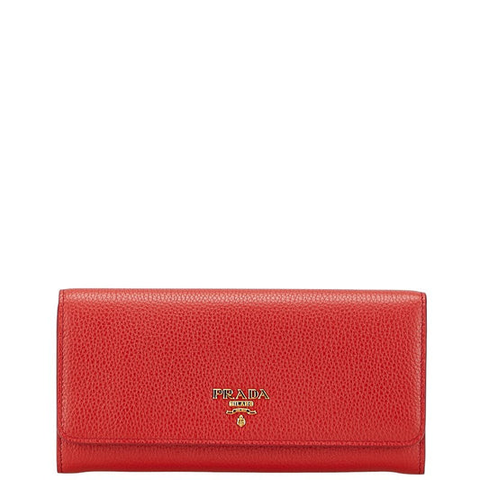 Prada Vitello Daino Calf Leather Long Wallet