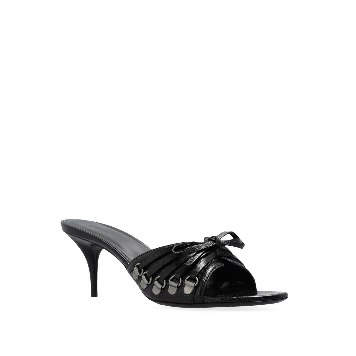 Balenciaga Cagole 70 Leather Sandals Women