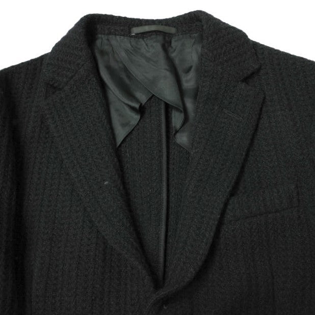 Gucci Wool Knit 2B Jacket Black