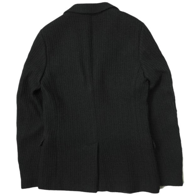 Gucci Wool Knit 2B Jacket Black