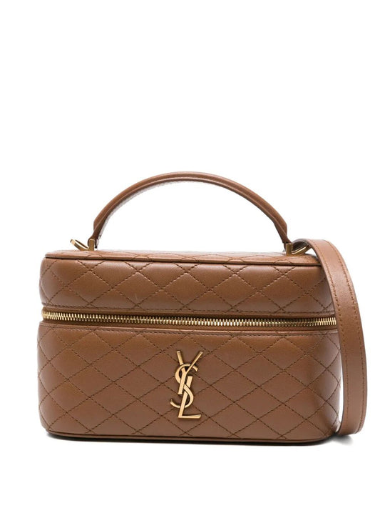 Saint Laurent Women Lambskin Gaby Vanity Bag