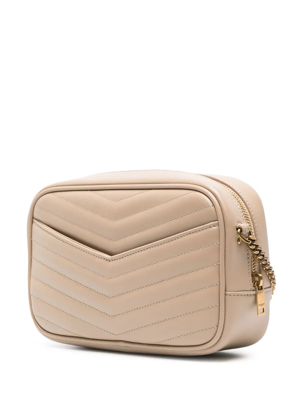 Saint Laurent Women Mini Lou In Quilted Leather