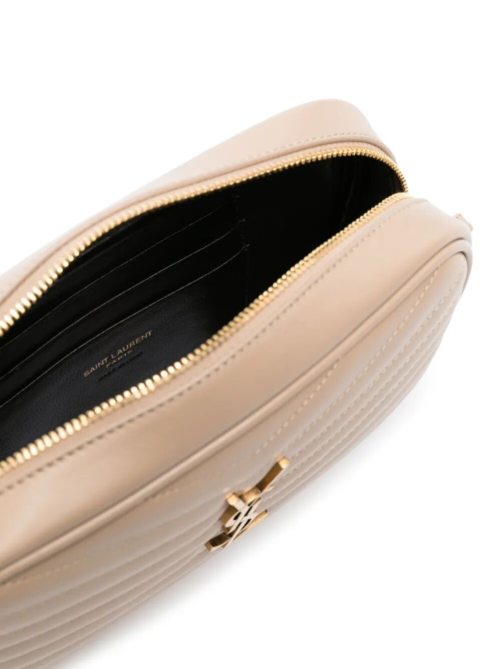 Saint Laurent Women Mini Lou In Quilted Leather