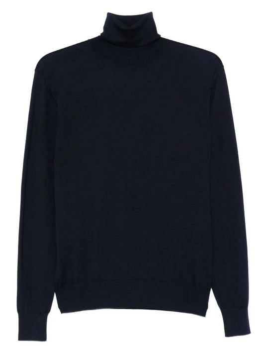 Saint Laurent Men Cashmere, Wool And Silk Turtleneck