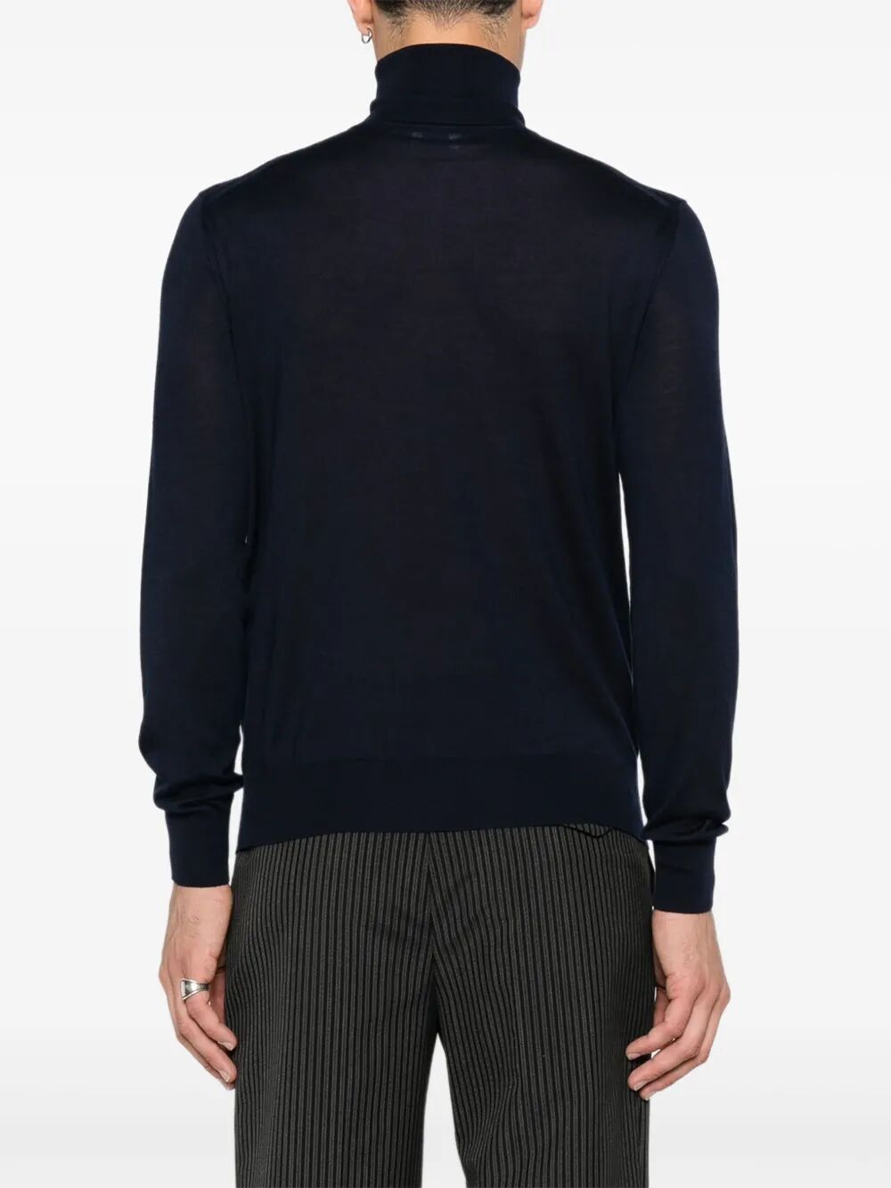 Saint Laurent Men Cashmere, Wool And Silk Turtleneck