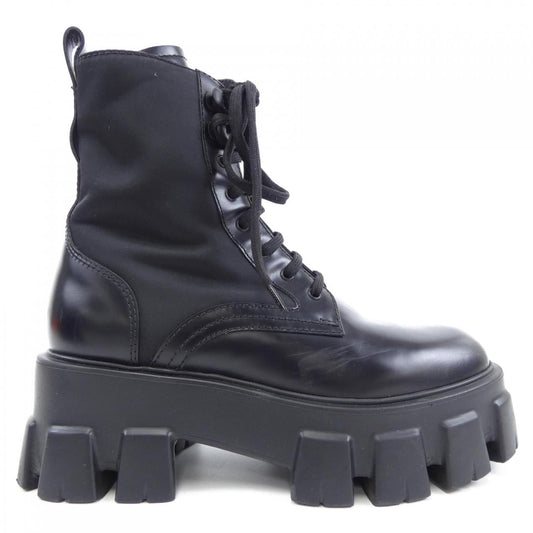 Prada RE-NYLON Leather Boots