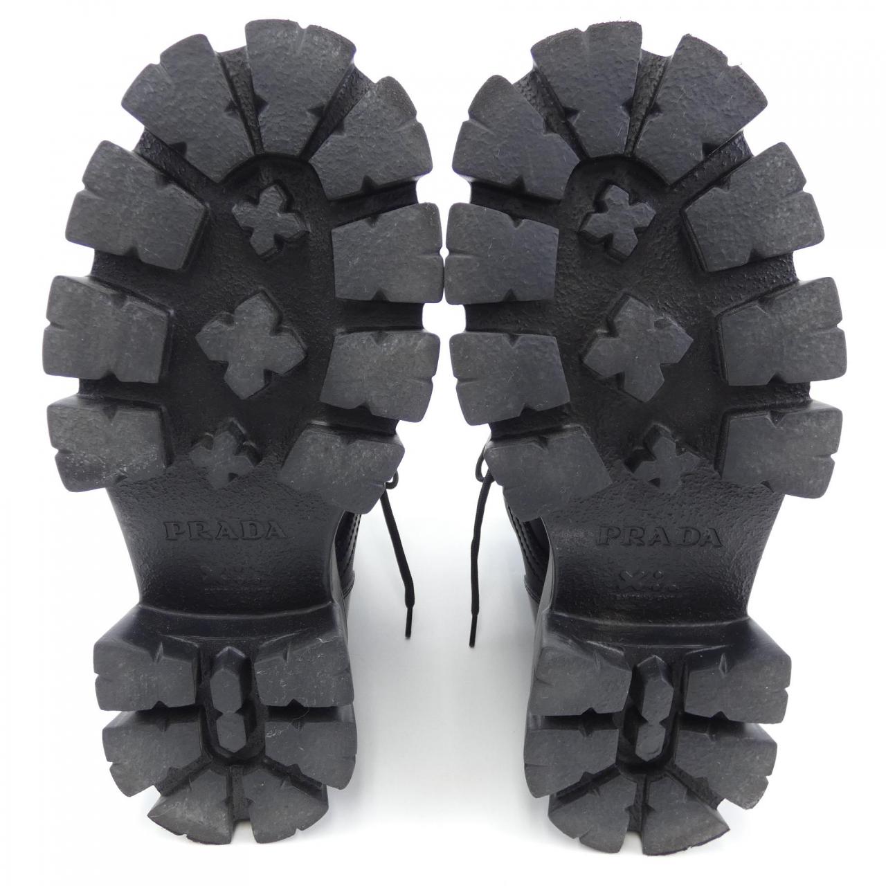 Prada RE-NYLON Leather Boots