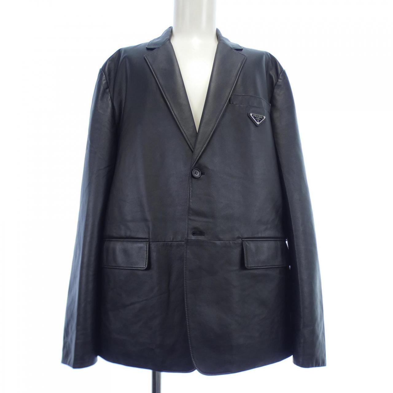 Prada UPG356 FLY Leather Jacket