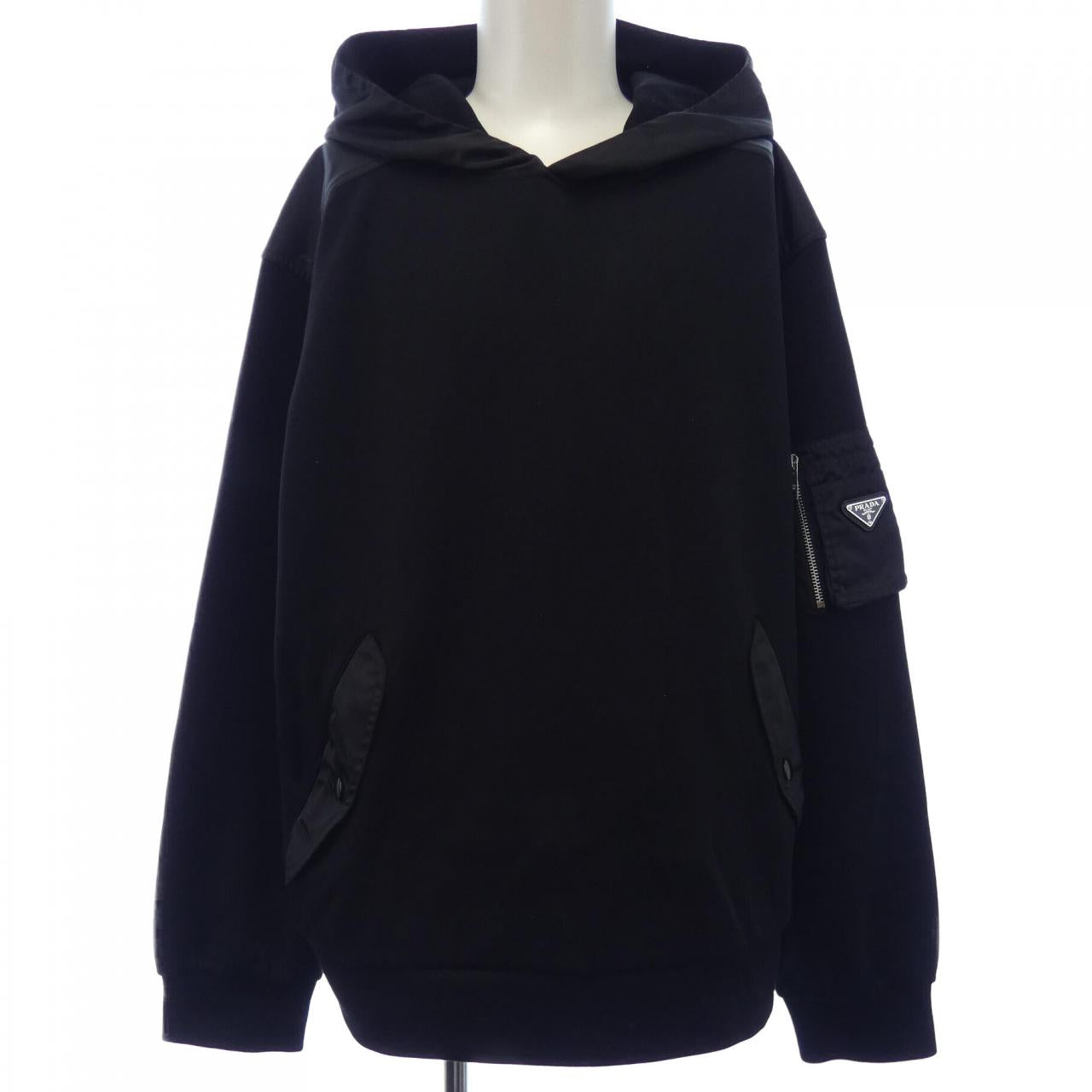 Prada UJL04C SOOO 11JE Re-Nylon Hoodie