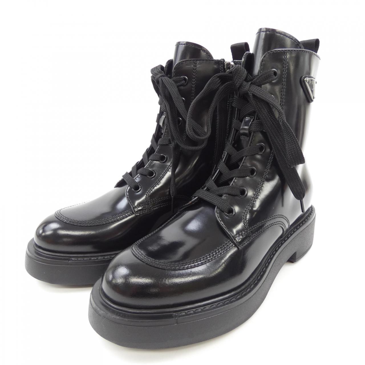 Prada Brushed Leather Boots