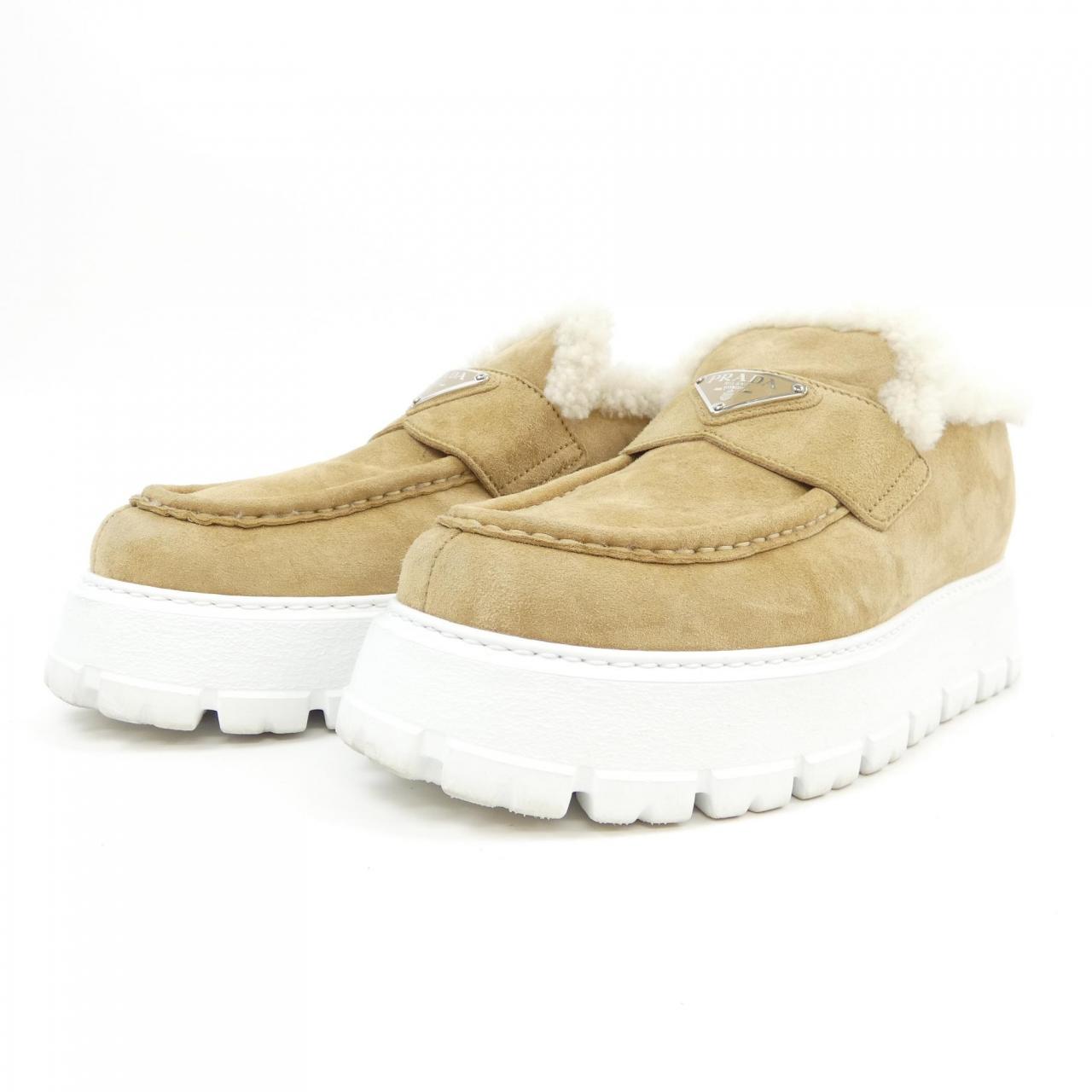 Prada 1D245N Shearling Shoes