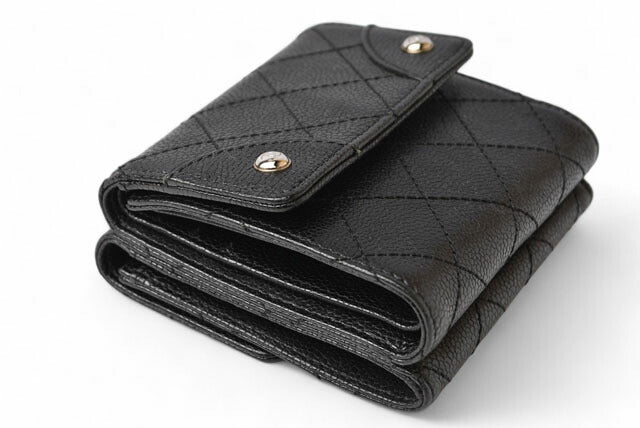 Chanel Black Caviar Leather Wallet