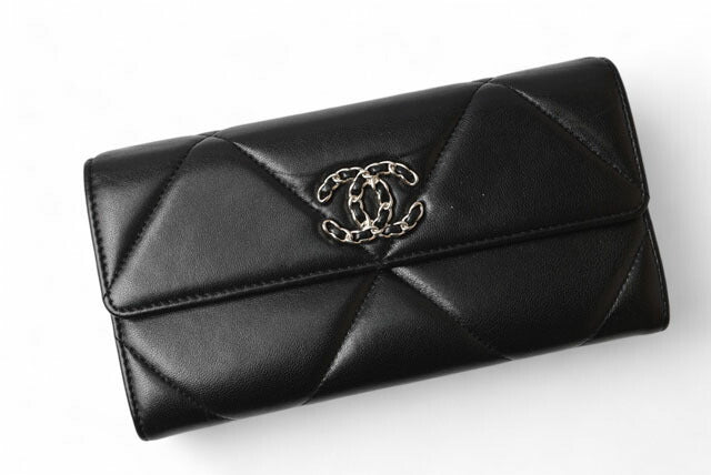 Chanel Long Wallet Black