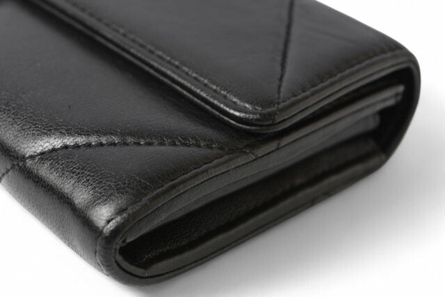 Chanel Long Wallet Black